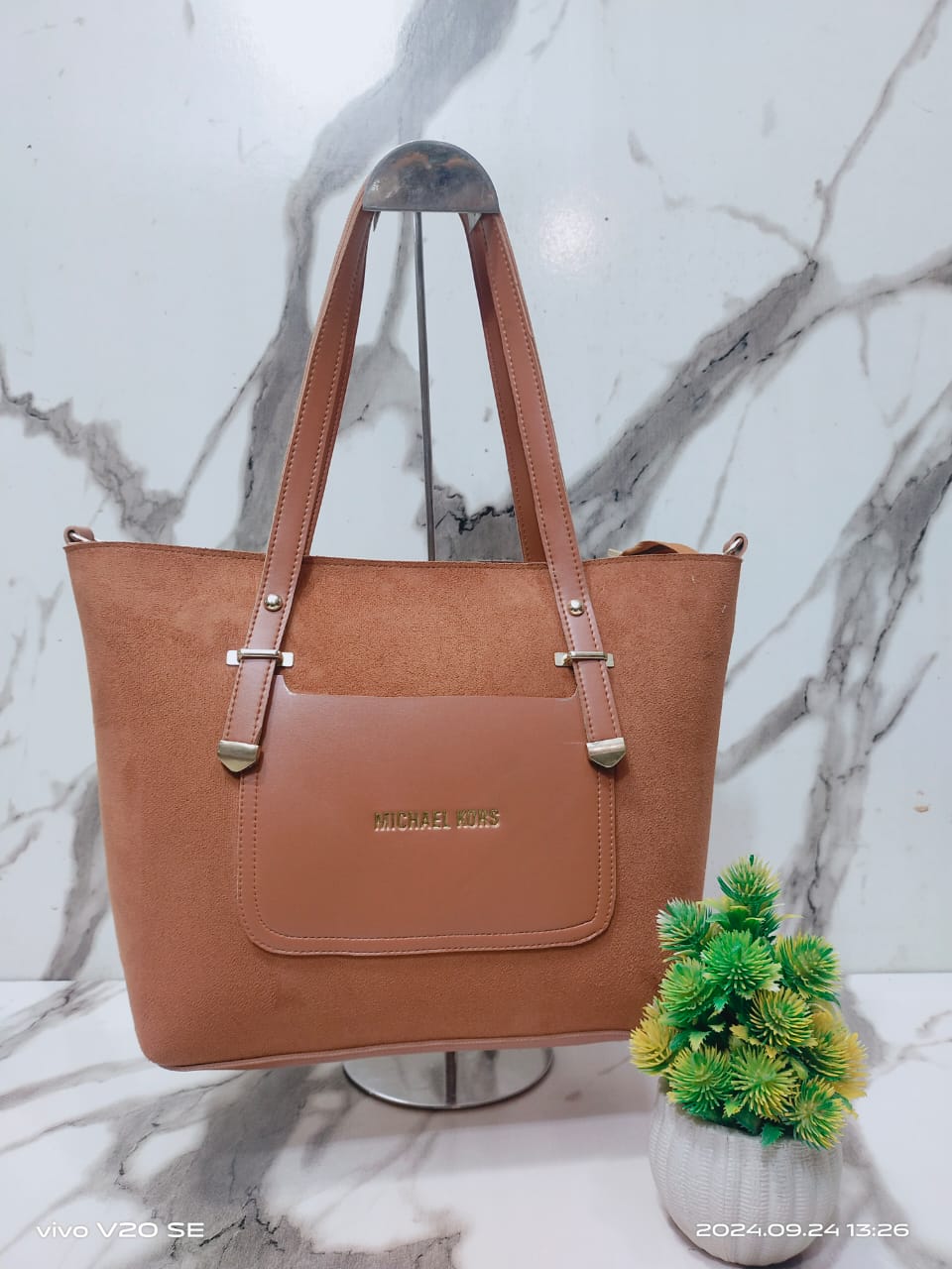 MK Velvet Formal Bag