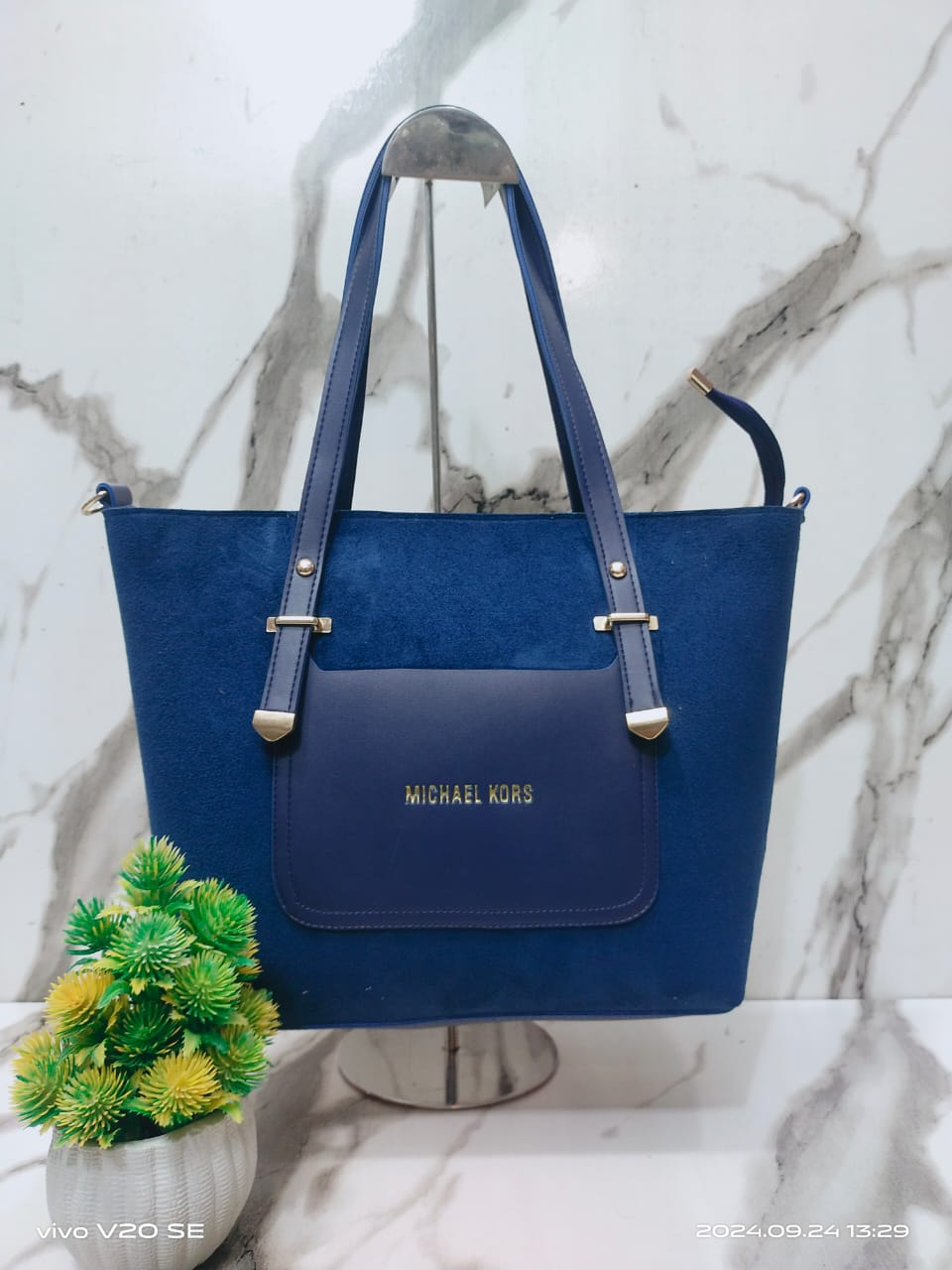 MK Velvet Formal Bag
