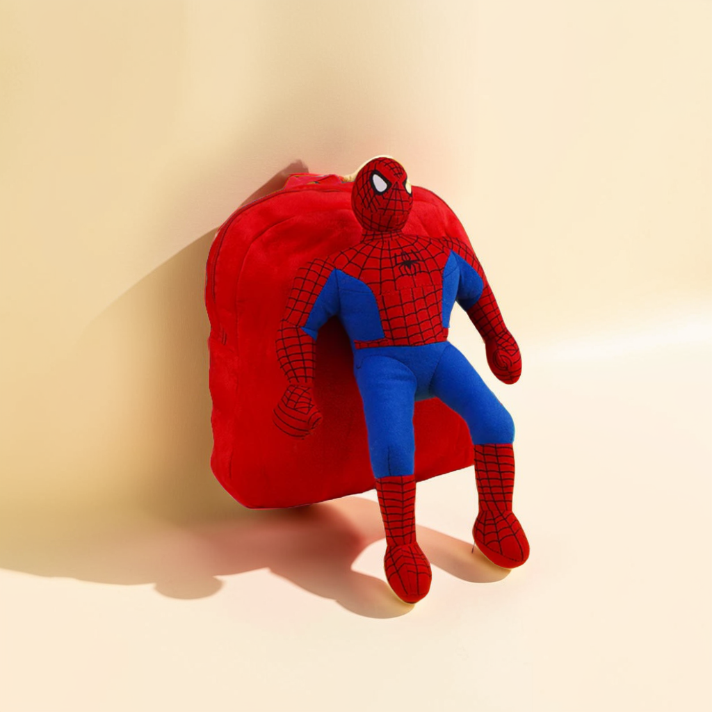 Baby Backpack Plush - Spider Man Character