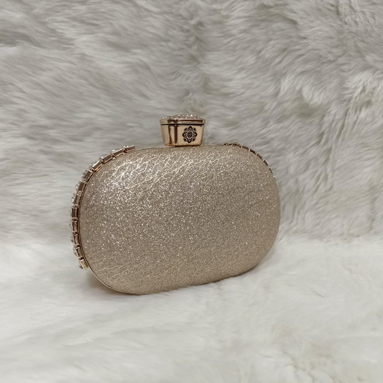 Bridal Clutch (Round Sided)