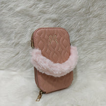 Mobile Pouch (Fur handle)