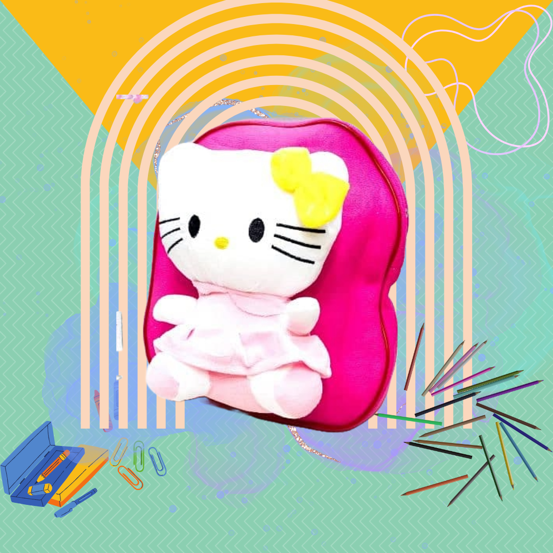 Baby Backpack Plush - Kitty Character