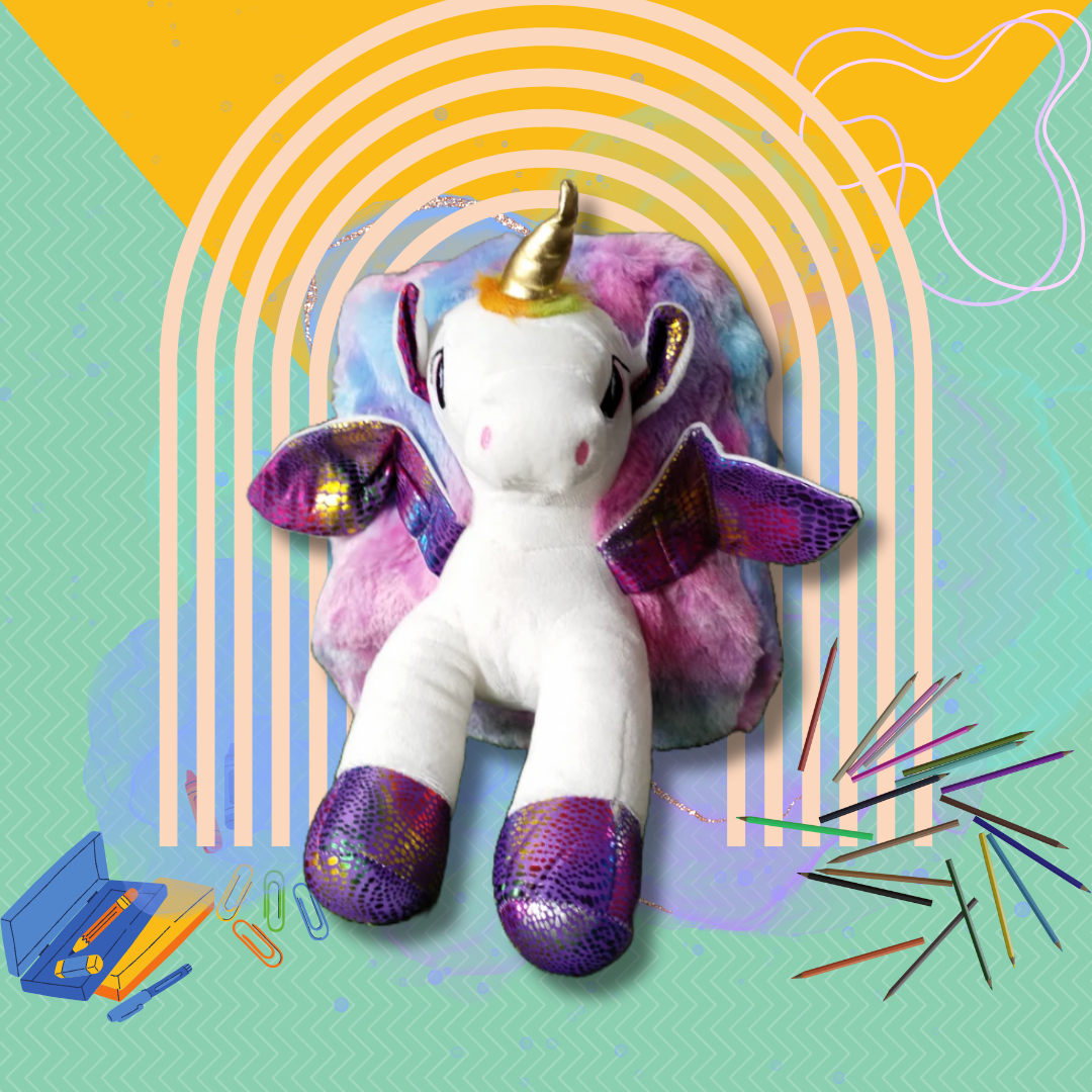 Baby Plush Backpack - Unicorn Character