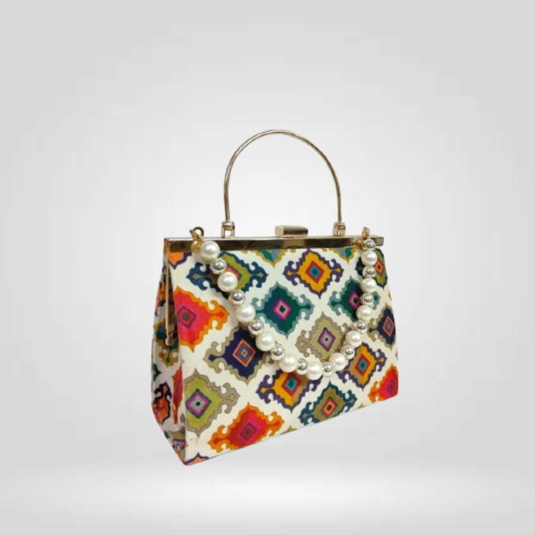 Multi color Mini Hand Bag