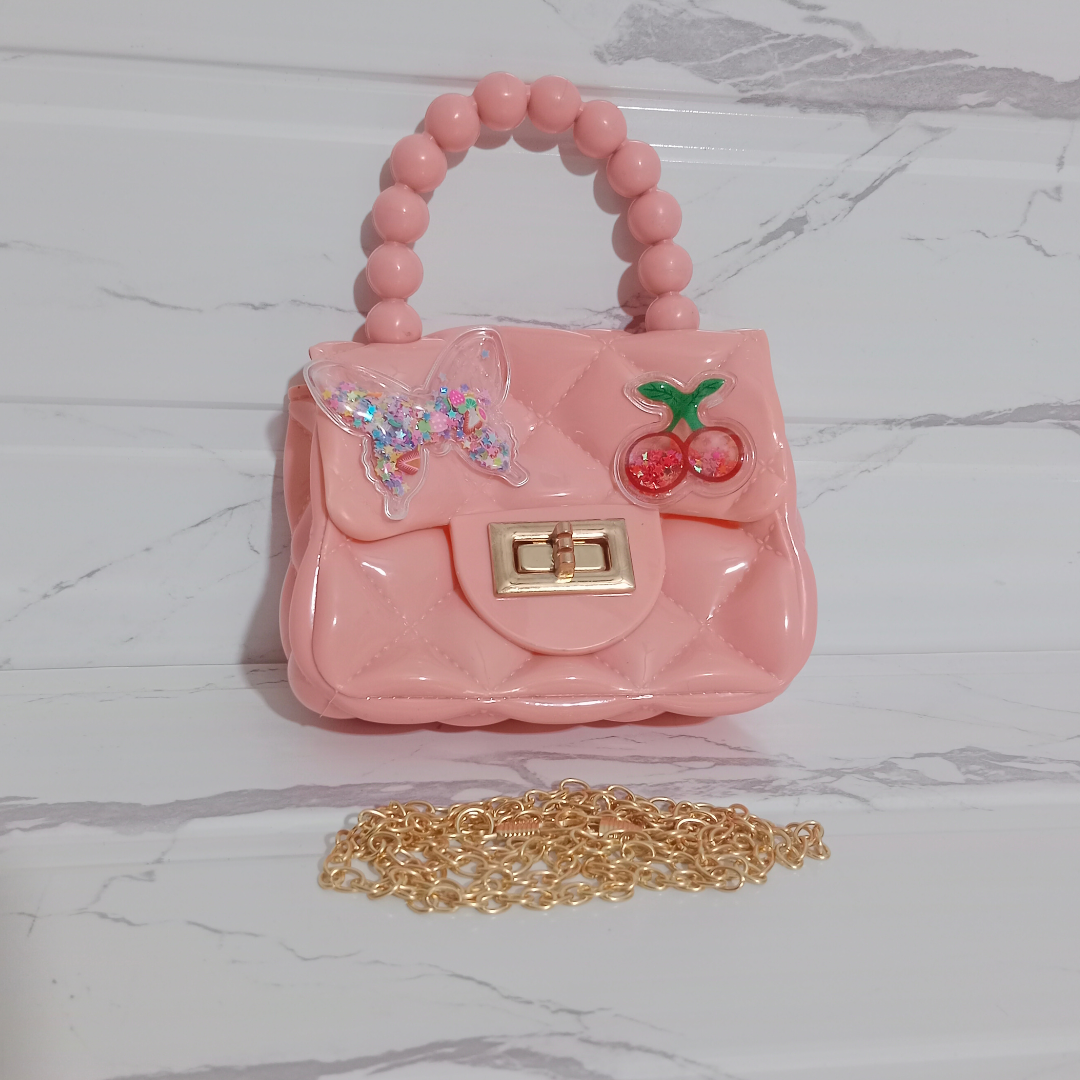 Silicon Kid Purse (Butterfly and cherries Mini)