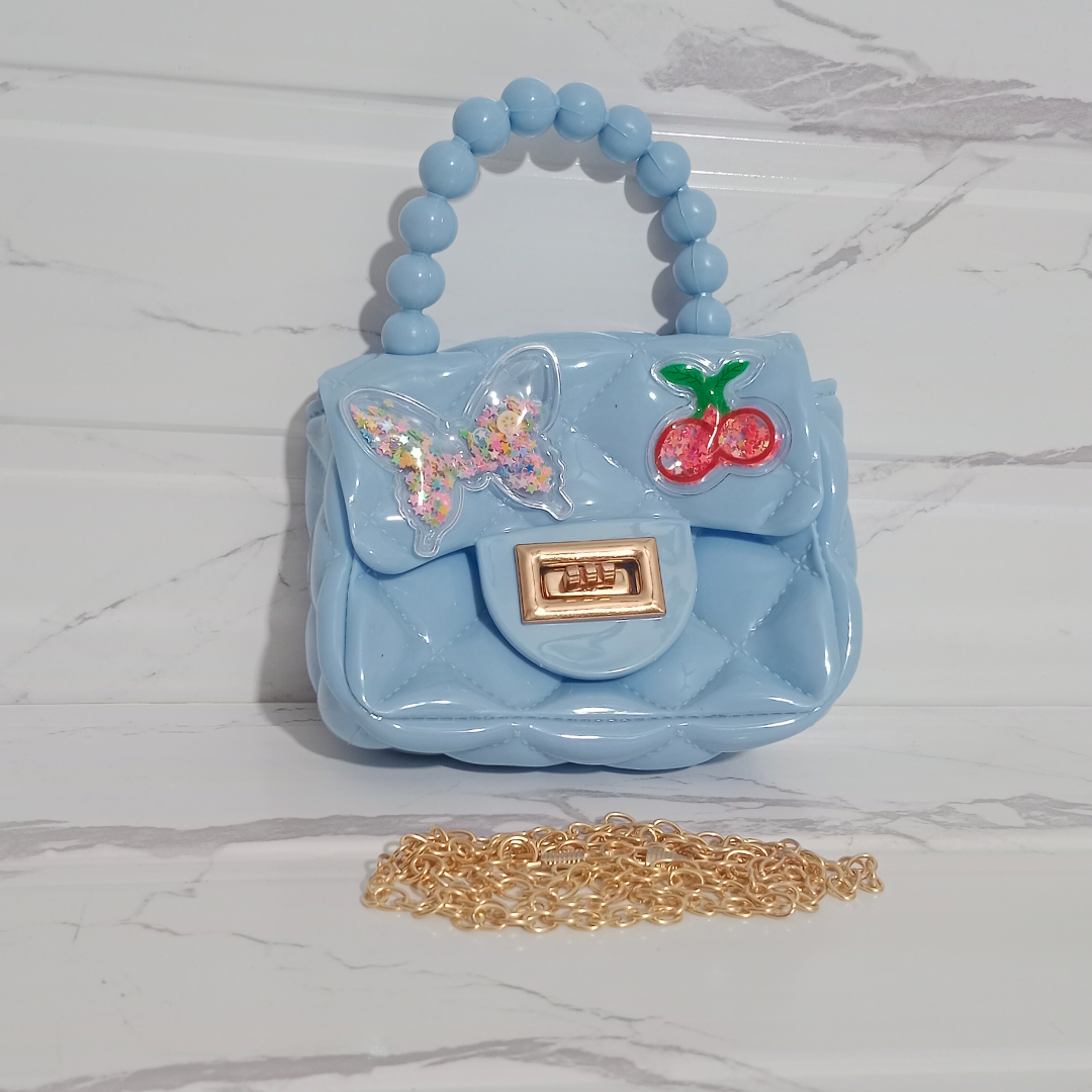 Silicon Kid Purse (Butterfly and cherries Mini)
