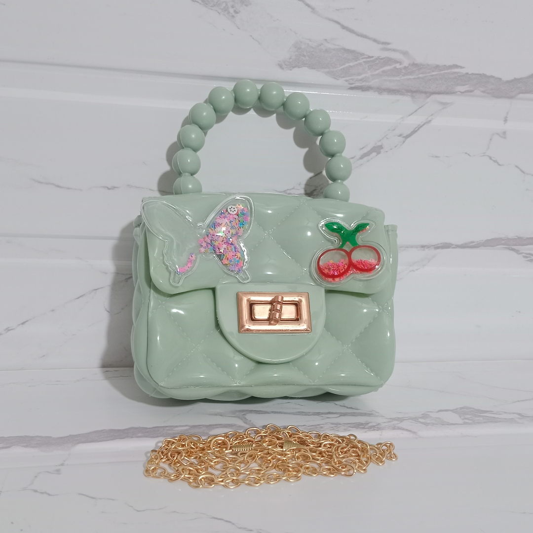Silicon Kid Purse (Butterfly and cherries Mini)